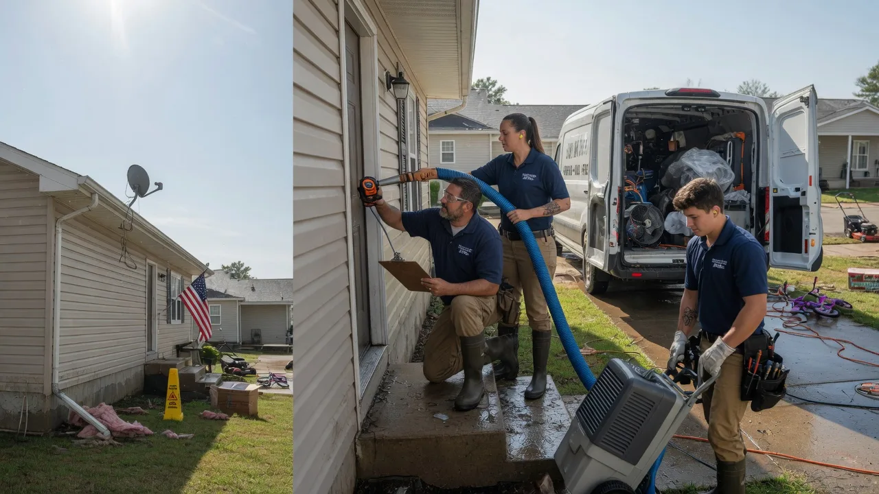 Ceiling Water Damage Restoration in Paoli, IN near me